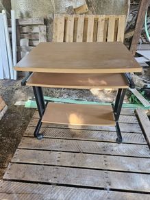 Computer Desk with Sliding Shelf