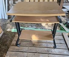 Computer Desk with Sliding Shelf