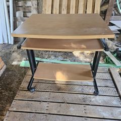 Computer Desk with Sliding Shelf