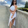 Top Boho Skirt Set, White Ecru Image 2