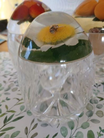 Lucite Jam pots