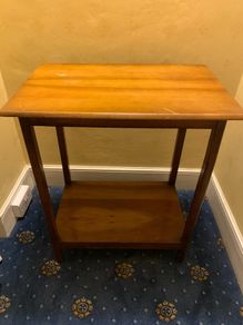 Solid wooden vintage-style console/hall table
