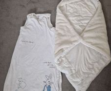 Baby sleeping bag and blanket
