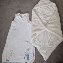 Baby sleeping bag and blanket