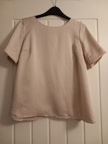 Topshop top, size 6, blush pink