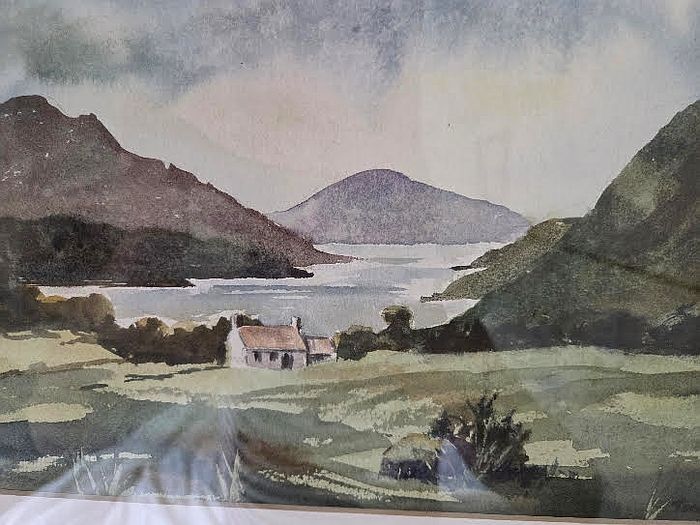 Original Water Colour Painting Signed Tom Nisbet RHA