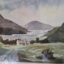 Original Water Colour Painting Signed Tom Nisbet RHA Image 2
