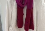 Alice Hannah Lambswool/Angora Scarf
