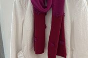 Alice Hannah Lambswool/Angora Scarf