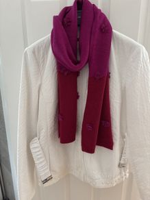 Alice Hannah Lambswool/Angora Scarf