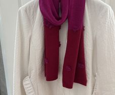 Alice Hannah Lambswool/Angora Scarf