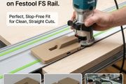 Rail Guide for Makita RT0700C Router on Festool FS Rail