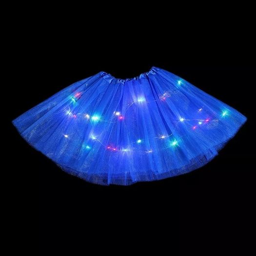 Children's blue,pink,yellow, tulle skirt one size