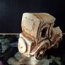 Vintage Italian Capodimonte Car Figurine Ornament Image 4