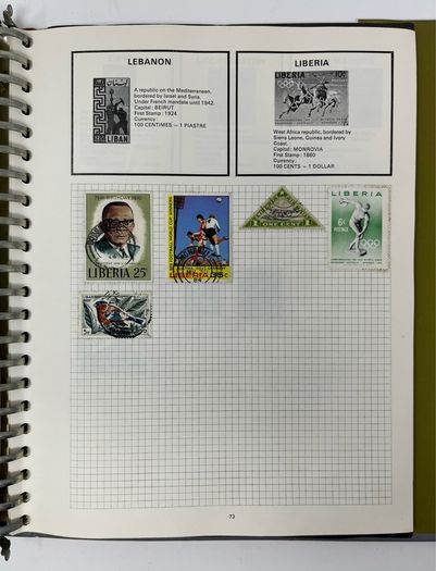 Collection: Used world collection In New World Stamp Album