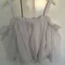 White cotton top size 12 Image 2