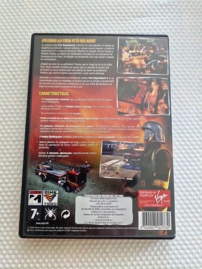 PC Cd Rom Fire Department 3 Games Original