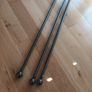 Curtain poles x3 160cm Image 4