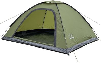 4 Man Camping Tent - 3 to 4 Person Dome Tent Lightweight, Waterproof Family tent, Compact, Quick Setup. Outdoors, Backpacking