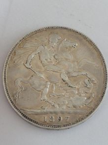 1887 silver crown