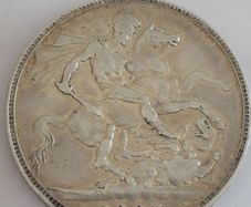 1887 silver crown