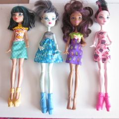 Four Monster High Ice Scream Ghouls Dolls