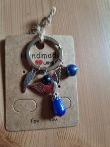 Angel Keyring Hand Crafted