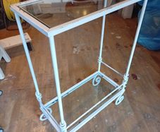 iron display stand