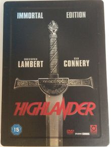 Highlander [1986] Christopher Lambert, Sean Connery, Clancy Brown & Roxanne Hart [Movie 2xDVD STEELBOOK]