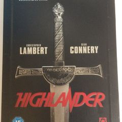 Highlander [1986] Christopher Lambert, Sean Connery, Clancy Brown & Roxanne Hart [Movie 2xDVD STEELBOOK]