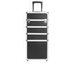 Multi-function 4 in 1 Beauty Cosmetic makeup nail hairdressing Beauty Case black Vanity Trolley Image 2