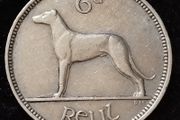 Ireland - 1949 - 6 Pence - Wolfhound - KM.13a - [702]