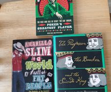 3 Poker Books Bundle - Ungar, Amarillo Slim, Professor Banker Suicide King