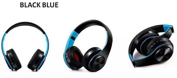 Wireless Headphones Bluetooth Stereo FM Radio Build-in MIC with 3.5mm Jack