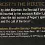 The Exorcist Trilogy Boxset [3xMovie DVD] Image 10