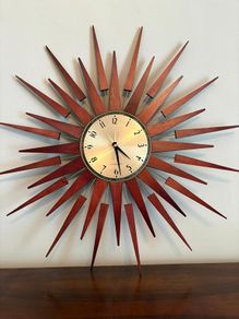 Newgate Sunburst / Starburst Wall Clock