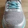 Clarks Fabulous Girls Clarks Silver Trainers Size 11.5 F Image 10