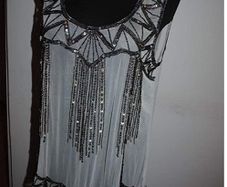 b.young cream sequin tank top size XXL UK16/18 EU44/46 Postage included