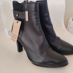 Italian Leather Black Boots