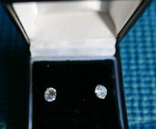 Vintage Sterling Silver 925 Earrings 0,9g