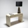 Waterfall Console Table with drawers, USA, 1980s. Image 3