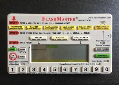 Flashmaster - Handheld computer for basic maths
