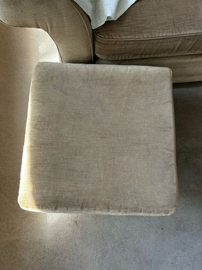 brown ottoman