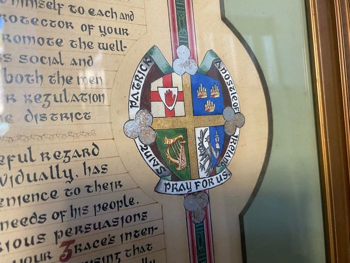 Illuminated Address Petition to Archbishop of Dublin by Alice O'Carolan