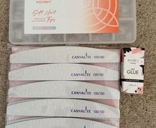 Nail Files, Nail Tips and Glue