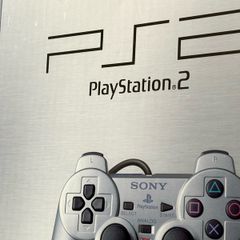 Original Sony PlayStation 2 Slimline Console in Satin Silver Boxed and Beautiful
