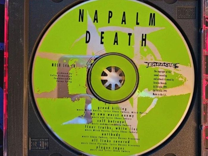 Napalm Death "Greed Killing" CD EP