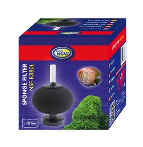 Aqua Nova NSF-R380L Sponge Filter For Aquarium Up To 380L