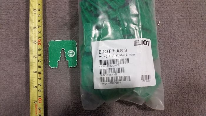 Packers/Shims EJOT 3mm, 1mm, 5mm, 8mm, 10mm
