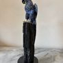 Large Hand-Carved Blue Sodalite Macaw Image 3